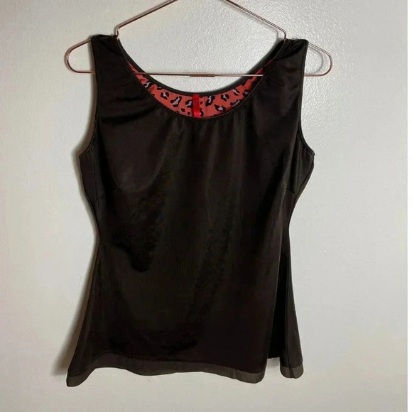 Spanx Womens Simplicity Shapewear Tank Top Brown Sz Plus Size 1X - Picture 1 of 9